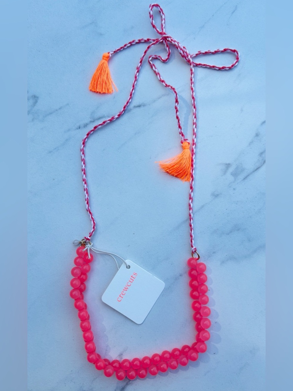 J Crew Crewcuts Pink Beaded Necklace